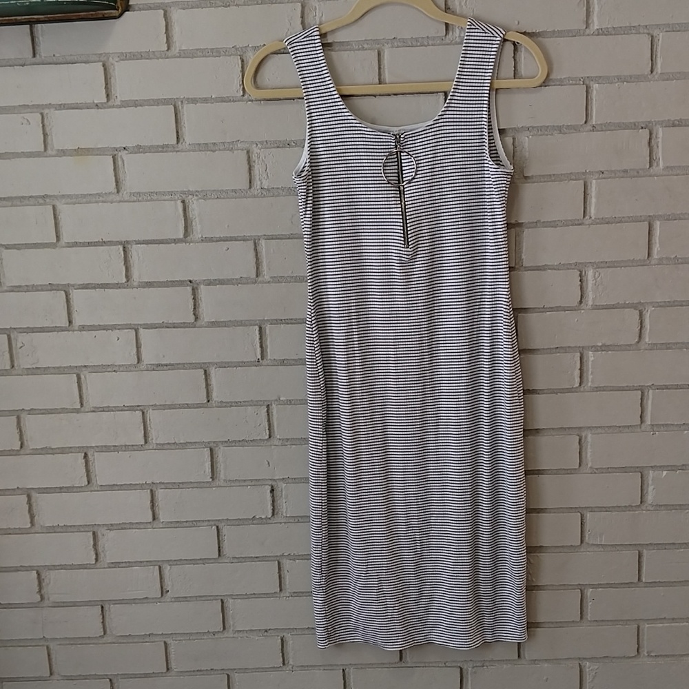 I JOAH Striped Sheath Dress Medium